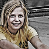 girl in yellow-