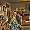 daniel with his nephews, nate and connor